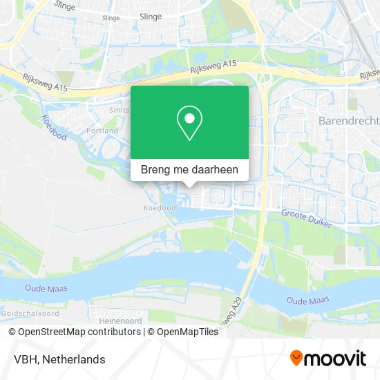 VBH kaart