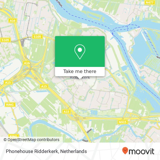 Phonehouse Ridderkerk kaart