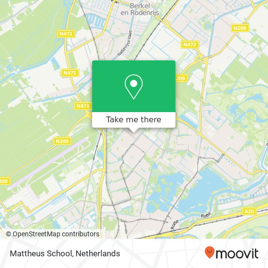 Mattheus School kaart