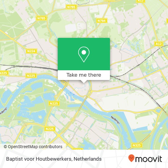 Baptist voor Houtbewerkers kaart