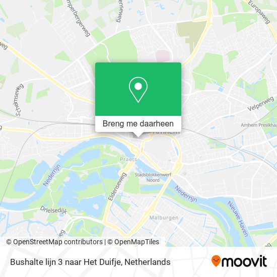 eetbaar borduurwerk Samenwerken met Hoe gaan naar Bushalte lijn 3 naar Het Duifje in Arnhem via Bus of Trein?