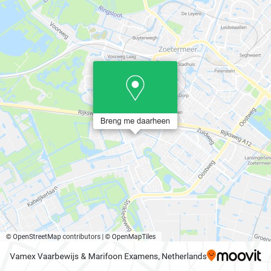 Vamex Vaarbewijs & Marifoon Examens kaart