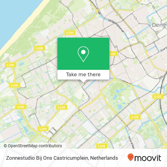 Zonnestudio Bij Ons Castricumplein kaart