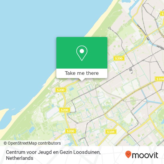 Centrum voor Jeugd en Gezin Loosduinen kaart