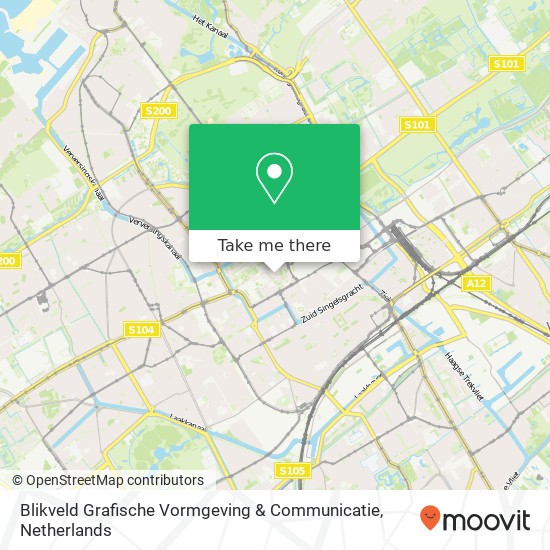 Blikveld Grafische Vormgeving & Communicatie kaart