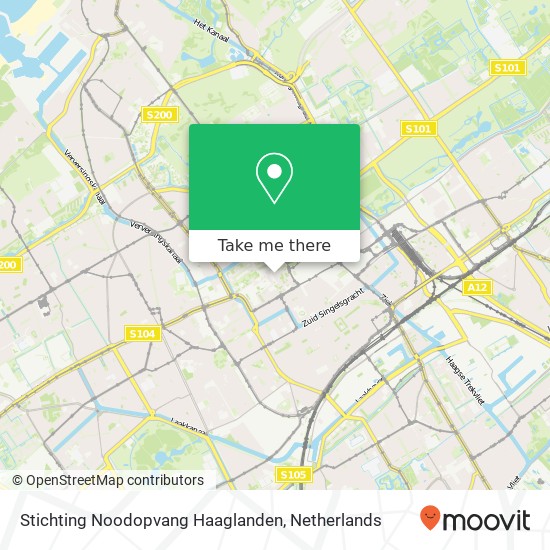 Stichting Noodopvang Haaglanden kaart