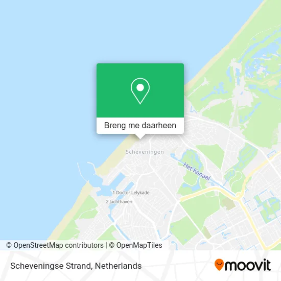 Scheveningse Strand kaart