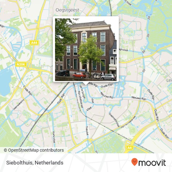 Siebolthuis kaart