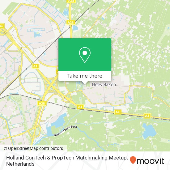 Holland ConTech & PropTech Matchmaking Meetup kaart
