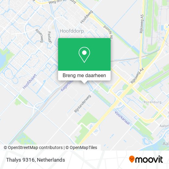 Thalys 9316 kaart