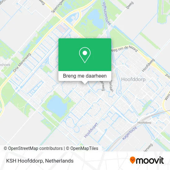 KSH Hoofddorp kaart
