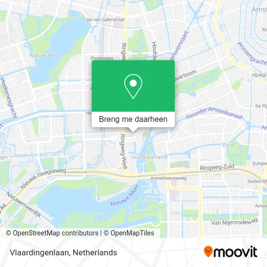 Vlaardingenlaan kaart