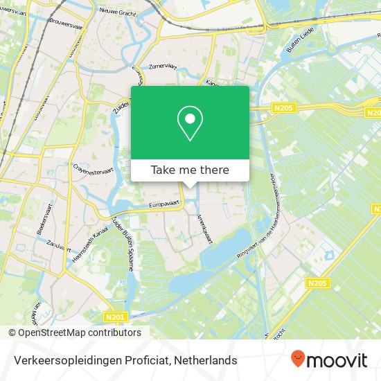 Verkeersopleidingen Proficiat kaart