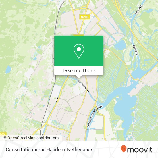 Consultatiebureau Haarlem kaart
