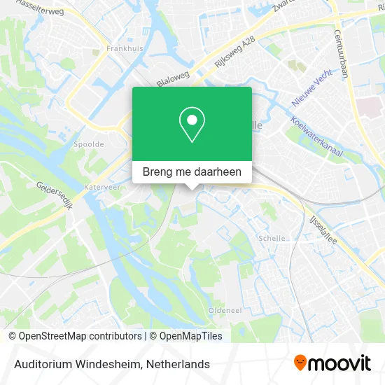Auditorium Windesheim kaart