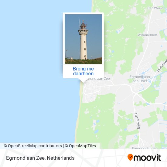 Egmond aan Zee kaart