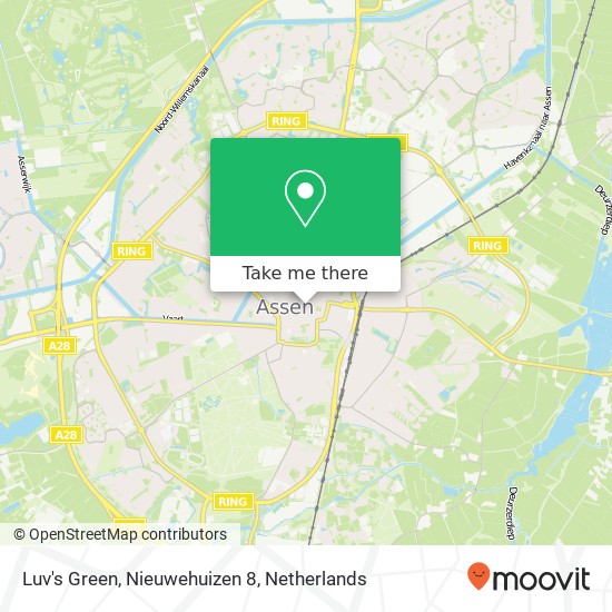 Luv's Green, Nieuwehuizen 8 kaart