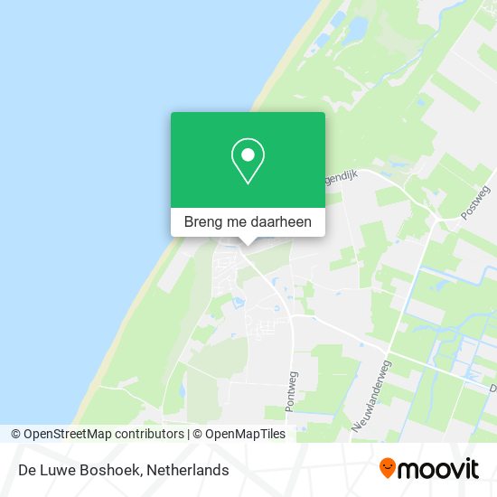 De Luwe Boshoek kaart