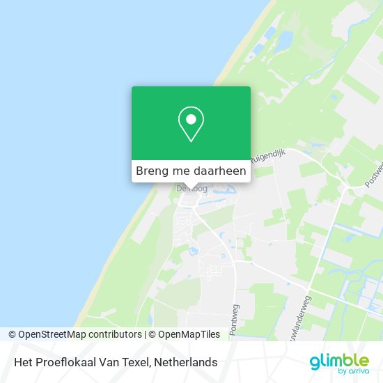 Het Proeflokaal Van Texel kaart