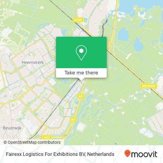 Fairexx Logistics For Exhibitions BV kaart