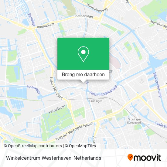 Winkelcentrum Westerhaven kaart