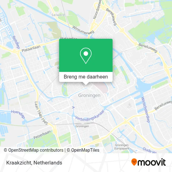Kraakzicht kaart