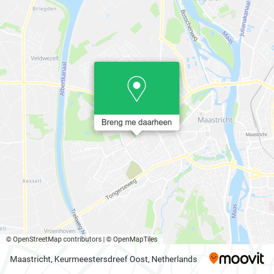Maastricht, Keurmeestersdreef Oost kaart