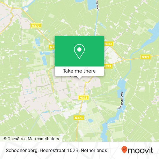 Schoonenberg, Heerestraat 162B kaart