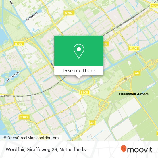 Wordfair, Giraffeweg 29 kaart