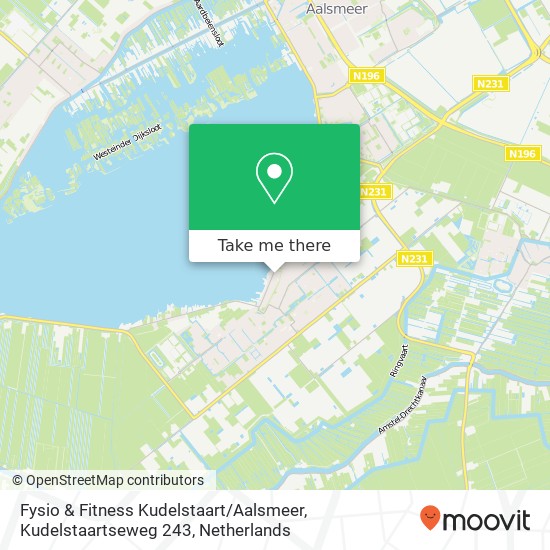 Fysio & Fitness Kudelstaart / Aalsmeer, Kudelstaartseweg 243 kaart