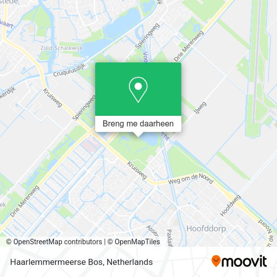 Haarlemmermeerse Bos kaart