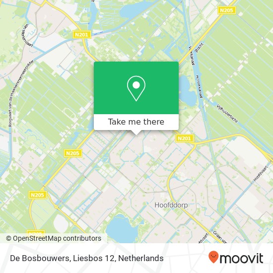 De Bosbouwers, Liesbos 12 kaart