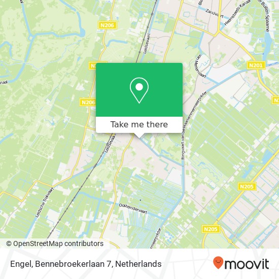 Engel, Bennebroekerlaan 7 kaart