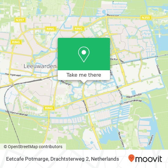Eetcafe Potmarge, Drachtsterweg 2 kaart