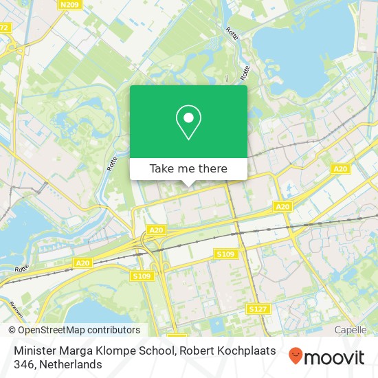 Minister Marga Klompe School, Robert Kochplaats 346 kaart