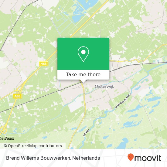 Brend Willems Bouwwerken kaart