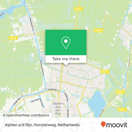 Alphen a/d Rijn, Horstenweg kaart