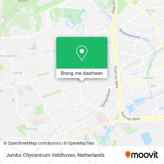 Jumbo Citycentrum Veldhoven kaart