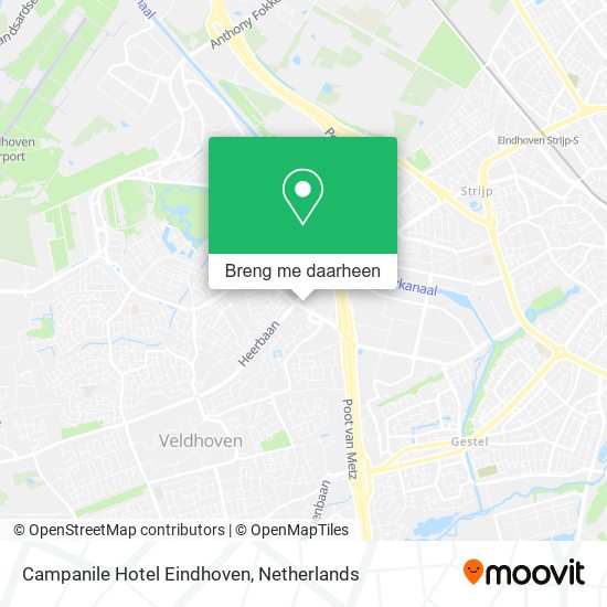 Campanile Hotel Eindhoven kaart