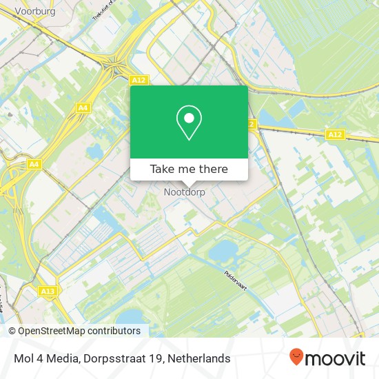 Mol 4 Media, Dorpsstraat 19 kaart