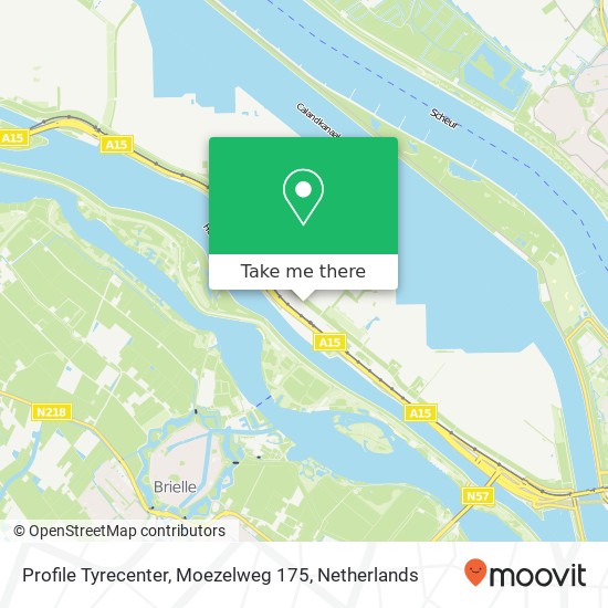 Profile Tyrecenter, Moezelweg 175 kaart