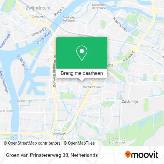 Groen van Prinstererweg 38 kaart
