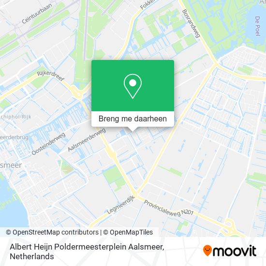 Albert Heijn Poldermeesterplein Aalsmeer kaart