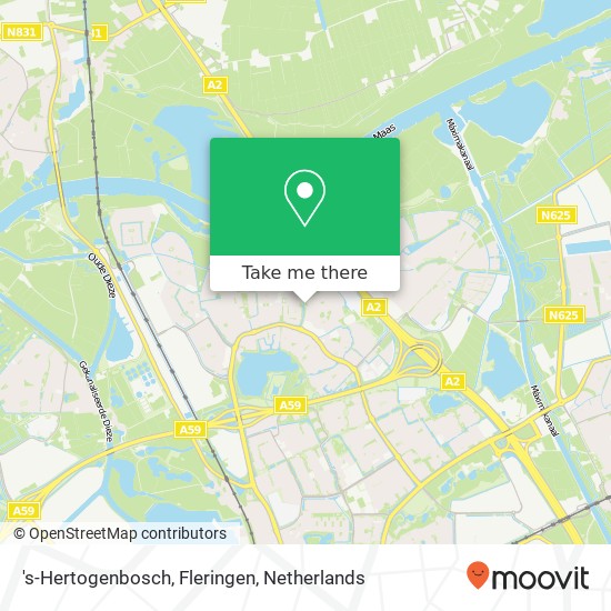 's-Hertogenbosch, Fleringen kaart