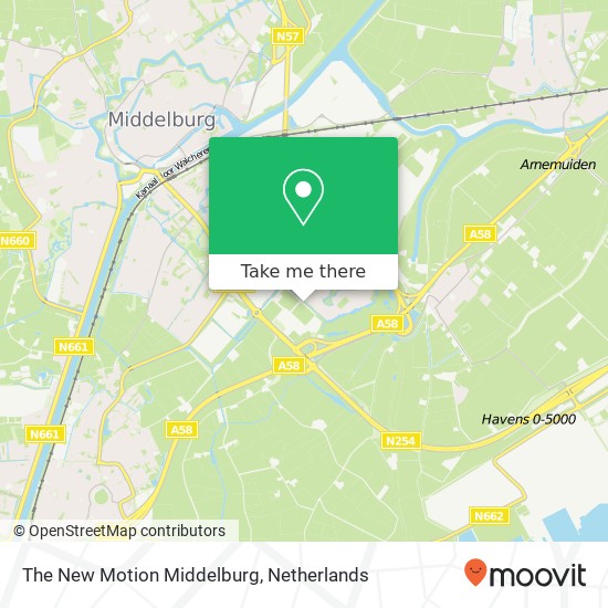 The New Motion Middelburg kaart