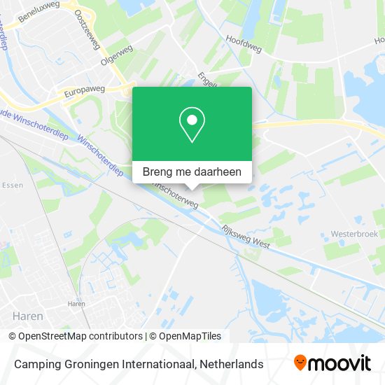 Camping Groningen Internationaal kaart