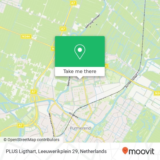 PLUS Ligthart, Leeuwerikplein 29 kaart