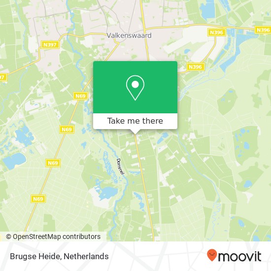 Brugse Heide, Maastrichterweg 183 kaart