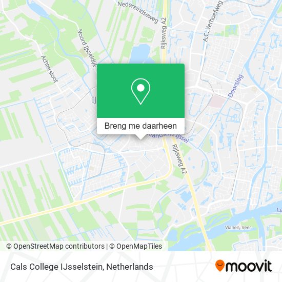 Cals College IJsselstein kaart