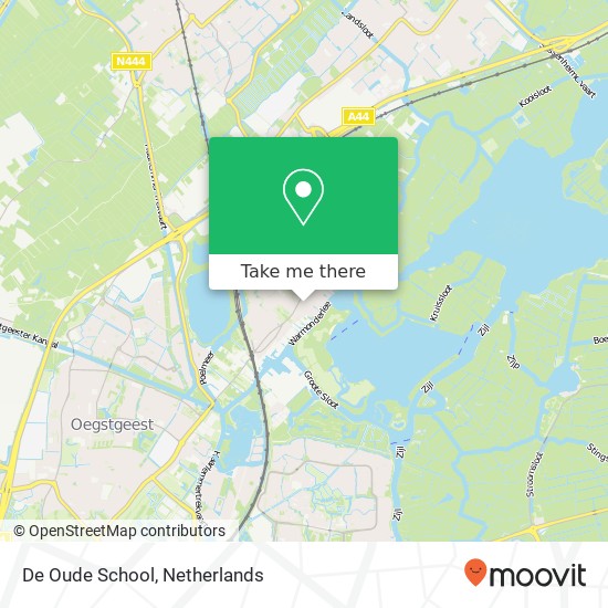 De Oude School kaart